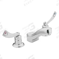MOEN Low Arc Bathroom Faucet: M-Dura, Brass, Chrome Finish, 1.2 gpm Flow Rate, Widespread, Arc, IPS (MPN 8228F12). Key specifications — Brand: MOEN; Series: M-Dura.