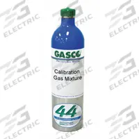 GASCO Calibration Gas: Nitrogen, Refillable, +/-5% Accuracy, H2S/N2/O2/SO2, Calibration Gas (MPN X05NI80CP440004). Key specifications — For Use With: All OEM Gas Detectors; Background Gas: Nitrogen; Brand: GASCO; Gas Mixture: Sulfur Dioxide 5 ppm; Reusability: Refillable.