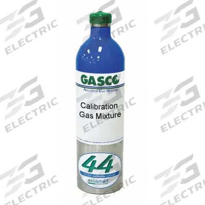 GASCO Calibration Gas: Nitrogen, Refillable, +/-5% Accuracy, H2S/N2/O2/SO2 - Calibration Gases for Portable Gas Detectors