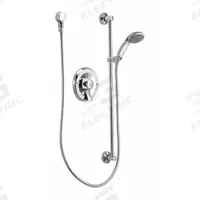MOEN Shower Faucet: Commercial, 1.5 gpm Fixed Showerhead Flow Rate, Brass, Chrome Finish, 2 Handles (MPN 8346EP15). Key specifications — Showerhead Material: Brass; Series: Commercial.