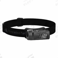 PRINCETON TEC Headlamp: 450 lm Max. Brightness, 60 m Max Beam, 5 Light Outputs, Black, Plastic (MPN SNAP-IND). Key specifications — Brand: PRINCETON TEC; Battery: 3 AAA.
