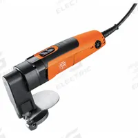 FEIN Shear: Sheet Metal, Scroll Cut Cutting, 12 ga Capacity (Steel), 3/4 in Min. Cutting Radius (MPN BLS 2.5E). Key specifications — attr1256498: Sheet Metal; attr1256509: FEIN.
