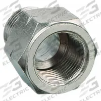 AIGNEP USA Metal Pipe Straight: Straight, 3/8 in x 3/8 in, Male NPT Threaded x Female BSPP Threaded (MPN 82241N-06-06). Key specifications — Brand: AIGNEP USA; Maximum Operating Pressure: 250 psi.