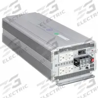 AIMS POWER Inverter: Pure Sine Wave, Input Terminals, 5,000 W Continuous Output Power, 4 Outlets (MPN PWRIG500024120S). Key specifications — Brand: AIMS POWER; DC Connection: Input Terminals; Input Voltage: 26.4V DC; Inverter Output Form: Pure Sine Wave; Output Frequency: 50/60 Hz; Output Voltage: 120V AC.