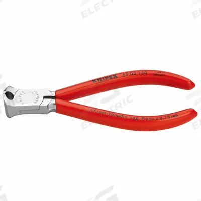 KNIPEX End Cutting Pliers: 5 1/8 in Overall Lg, For 0.08 in Max Wire Thick, 1 7/8 in Jaw Wd - General Purpose Nippers