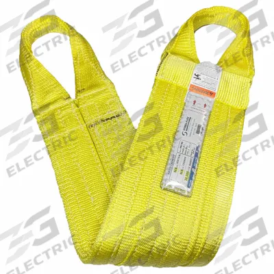 STREN-FLEX Web Sling: Type 8, Polyester, 2 Plies, 10 ft Sling Lg, 30 in Eye Lg - High-Strength Continuous Eye Cargo Web Slings