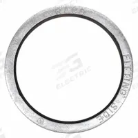 RACO Liquid Tight Sealing Washer: 2 in For Conduit Size, Neoprene/Zinc Plated Steel (MPN 2458). Key specifications — attr1047112: Fittings and Enclosures; attr211012: RACO; attr1047109: 2 in; attr1047101: Sealing Washer; attr1047117: Zinc Plated Steel.