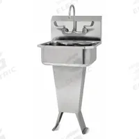 SANI-LAV Hands-Free Sink: 41 1/2 in Overall Ht, 17 in Bowl Lg, 7 in Bowl Dp, 0.5 gpm Flow Rate (MPN 501FL-0.5). Key specifications — Includes Side Splash: Side Splash Not Included; Brand: SANI-LAV.