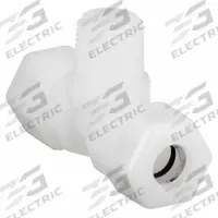 PARKER Compression Tee Fitting: 3/8 in OD x 3/8 in OD x 3/8 in Pipe Size, Nylon (MPN N6MT6). Key specifications — Brand: PARKER.