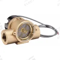 GEMS SENSORS Flow Indicator: Rotor, Brass, 1/2 in FNPT, 1/2 in Connection Size, FNPT, Polysulfone (MPN RFO, 156262). Key specifications — Brand: GEMS SENSORS; Sight Material: Polysulfone; Connection Type: FNPT; Flow Direction: Horizontal Right; Seal Material: Viton; Wetted Material: Brass.