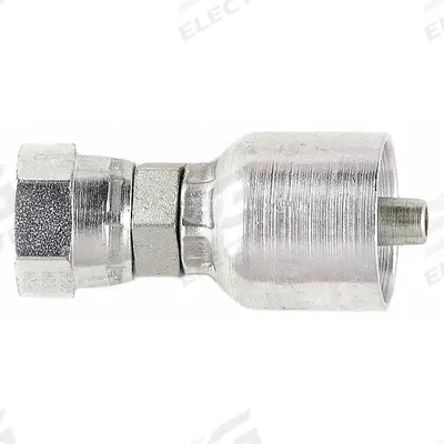 Parker Hydraulic Crimp Fitting: Steel x Steel, Straight, -4 For Hose Dash Size - Crimp Hydraulic Hose Fittings with NPSM Connection