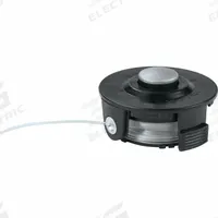 MAKITA String Trimmer Head: Metal/Plastic, 3 in Dia, Round, Black (MPN 195858-1). Key specifications — Brand: MAKITA; Compatible Manufacturer Number: XRU02Z; Compatible Product Type: Cordless String Trimmers; Material: Metal.