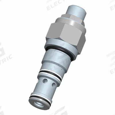BUCHER HYDRAULICS Cartridge Valve: Screw-In, Screwdriver Adjustment, C12-25 Valve Cavity Size - Counterbalance Cartridge Valves