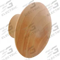 PRIME-LINE Closet Door Pull Knob: Brown, Wood, Primed For Painting, 1 in Projection, 1 PR (MPN N 6756). Key specifications — Finish: Primed For Painting; Brand: PRIME-LINE; Color: Brown; Material: Wood.