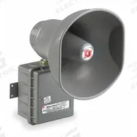 FEDERAL SIGNAL Signaling Device: Powered, 1-Way, 8 in Overall Wd, 12 1/2 in Overall Ht, 120V AC (MPN 300GCX-120). Key specifications — attr1056470: Outdoor; attr1056495: Powered.