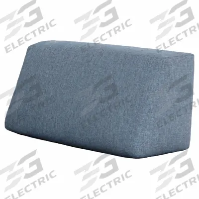 DUOBED Sofa Back Pillow: Blue, Polypropylene, 29 in Overall Ht, 17 in Overall Wd - Modular Multifunctional Furniture Cushions