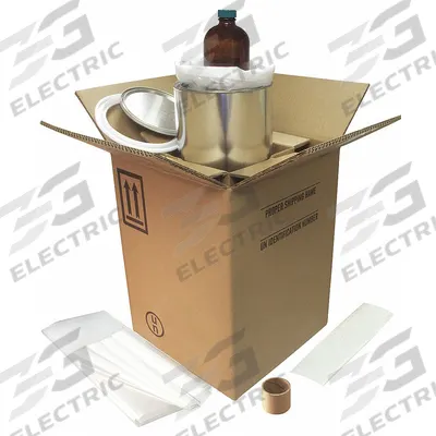 BERLIN Hazardous Material Shipping Kit: 11 3/16 in x 11 3/16 in x 14 3/4 in, 4GV/X4/S - Jug Shipping Kits