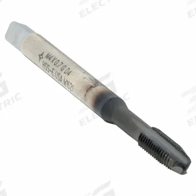 CLEVELAND Spiral Point Tap: M4x0.7 Metric, 6H, 3 Flute, Plug Chamfer - Spiral-Point Taps for Steel & Stainless Steel