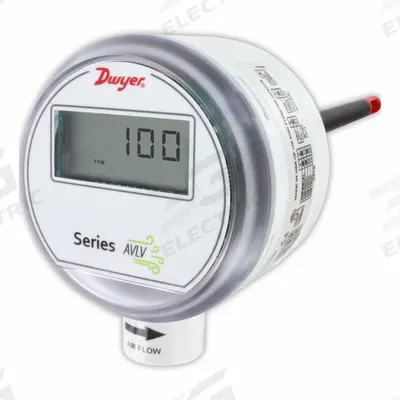 Dwyer Air Velocity Transmitter: 0 mA, 32°F to 122°F, AVLV-1DB1, 400 fpm, No Display - Air Velocity Transmitters