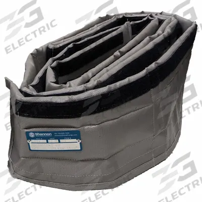 SHANNON INSULTECH Thermal Blanket: For 1 in to 16 ft Circumference, Fiberglass, 4 in Cover Wd - Throw Covers