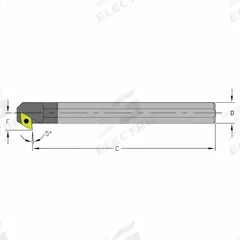 ULTRA-DEX USA Indexable Boring Bar: E12S SDXCR3 (MPN 920-000-342). Key specifications — attr257292: E12S SDXCR3.