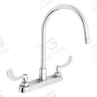 ZURN Gooseneck Kitchen/Bathroom Faucet: AquaSpec®, Brass, Centerset, Deck, 2 Mounting Holes, Chrome (MPN Z871C4-XL). Key specifications — Series: AquaSpec®; Brand: ZURN.
