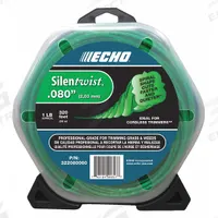 ECHO String Trimmer Line: Nylon, 0.08 in Dia, 320 ft Overall Lg, Twisted, Orange (MPN 322080060). Key specifications — Brand: ECHO; Compatible Manufacturer Number: DSRM-2100; Compatible Product Type: All ECHO Trimmer Heads; Material: Nylon.