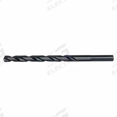 MILWAUKEE Jobber Length Drill Bit: 1/4", 135° Split Point, Black Oxide HSS - Chip-Clearing High-Speed Steel Jobber-Length Drill Bits