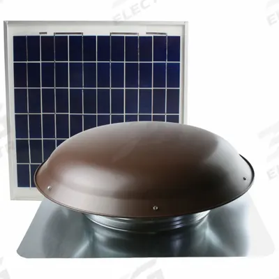 MAXX AIR Attic Exhaust Fan: Roof Mount, Solar, Max. 1,600 sq ft Attic, 1,000 cfm Max. - Roof-Mount Attic Exhaust Fans