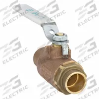APOLLO Manual Two-Way Ball Valve: 3/4 in Size, Bronze, Straight, Sweat x Sweat, Std Port Ball Port (MPN 70LF-204-01). Key specifications — Brand: APOLLO; Handle: Lever.