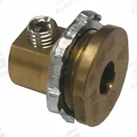 Enclosure Grounding and Bonding Connector: Brass (MPN MC-050). Key specifications — Material: Brass; For Use With: Enclosures; Brand: BRIDGEPORT FITTINGS.