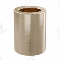 Sleeve Bearing: Bronze, SAE 841, 8 mm Bore, 12 mm OD, 16 mm Lg, 49,938 lb/sq in-fpm Max PV, 10 PK (MPN AAM0812-16B). Key specifications — System of Measurement: Metric; Material Grade: SAE 841; Brand: OILITE.