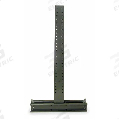 JARKE Upright: 10 ft x 9 1/2 in x 82 in, 12,340 lb_14,250 lb Capacity/Side, 2 Sided - Heavy-Duty Pin-Lock Cantilever Rack Uprights