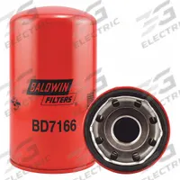 BALDWIN FILTERS Oil Filter: BD7166, LF3622, 1 1/2"-12 Thread Size, 8 1/16 in Overall Ht, Oil. Key specifications — Baldwin Interchange: BD7166; FleetGuard Interchange: LF3622; Brand: BALDWIN FILTERS; Compatible Vehicle Make: Isuzu; Includes: 15 psid Bypass Valve; Media Material: Cellulose.