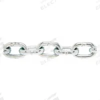 CAMPBELL Straight Chain: 3/8 in Chain Trade Size, 30 Chain Grade, Carbon Steel, Straight, Welded (MPN T0146220). Key specifications — Brand: CAMPBELL.