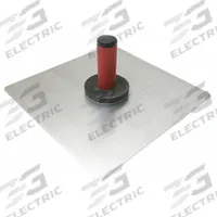 MARSHALLTOWN Drywall/Masonry Hawk: 13 in Overall Wd, 13 in Overall Lg, Handle Mat. DuraSoft (MPN 5206D). Key specifications — attr1008769: Magnesium; attr1004956: MARSHALLTOWN; attr1008767: DuraSoft; attr1008770: Square.
