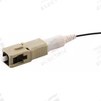 HUBBELL PREMISE WIRING Fiber Optic Connector: Connector SC, Std, 12pk Pack Size, 12 (MPN FCSC900K62M12). Key specifications — attr922460: HUBBELL PREMISE WIRING; attr922461: Beige; attr922466: Simplex; attr922475: OM1; attr1309930: 12pk.