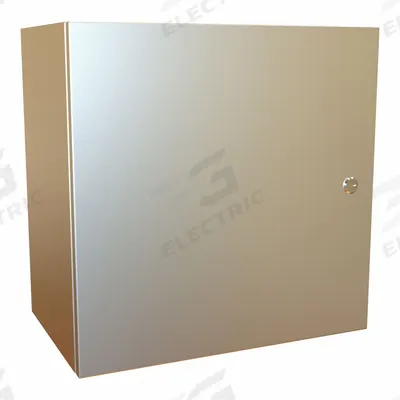 HAMMOND Electrical Enclosure: 304 Stainless Steel, 20 in x 20 in x 12 in, NEMA 12/13/3R/4/4X - Stainless Steel Enclosures