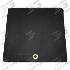 MAURITZON Tarp: 5.75 ft Lg, 5.75 ft Wd, Heavy Duty, 20 mil, Cotton Canvas, Black, 14.5 oz/sq yd (MPN IHT-04-0606). Key specifications — Color: Black; Brand: MAURITZON; Fabric Coating: Polyester Coated.