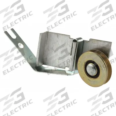 PRIME-LINE Tension Spring Roller: Tension Spring Roller, 1 3/8 in Overall Ht, Unfinished - Screen Door Hardware
