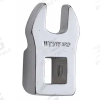 WESTWARD Crowfoot Socket Wrench: Alloy Steel, Chrome, 3/8 in Drive Size, 3/8 in Head Size, Rounded (MPN 54PR34). Key specifications — attr309661: Alloy Steel; attr309662: Chrome; attr324934: WESTWARD.