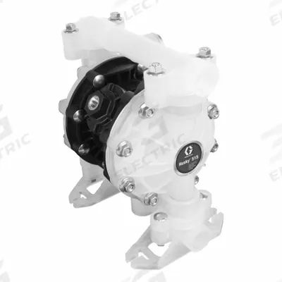 GRACO Air Drum Pump: 1:1, 15 gpm Max. Flow Rate, 150°F Max. Fluid Temp. - General Purpose Diaphragm Drum Pumps