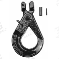 DAYTON Slip Hook: 3,500 lb Working Load Limit, 80 Hook Grade, Steel, 9/32 in Material Thick, Clevis (MPN 5WRT7). Key specifications — Color: Black; Brand: DAYTON; Visual Indicator Markings: None.