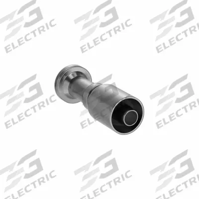 PARKER Hydraulic Crimp Fitting: Steel x Steel, Straight, -12 For Hose Dash Size - Crimp Hydraulic Hose Fittings with Flange Connection