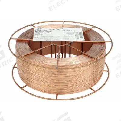 ESAB Welding Wire: Carbon Steel, ER70S-6, 0.035 in, 33 lb, Steel Spool - ER70S-6 MIG Welding Wire