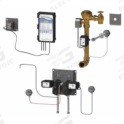 MASTER-TROL Penal System Toilet and Sink Retrofit Kit: 9 7/8 in Main Module - Water Management System for Institutional Combination Units