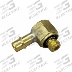MEM-CO Barbed Fitting Elbow: 3/16 in Pipe x 1/8 in ID Size, MNPT x Barbed, Brass, Beaded Barb (MPN 10LB3-NP). Key specifications — Brand: MEM-CO.