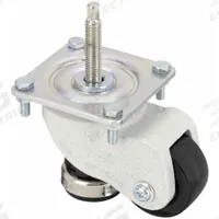 Plate Caster: Nylon Tread, 2 in Wheel Dia, 2 7/8 in Mounting Ht, Swivel, 220 lb Load Capacity, Hole (MPN WMLC-200FS). Key specifications — Brand: APPROVED VENDOR.