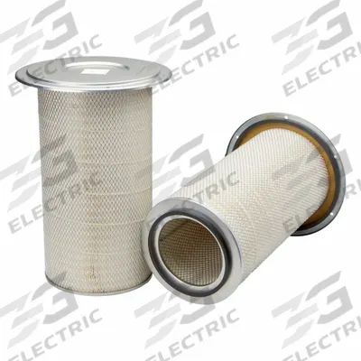 FLEETGUARD Automotive Air Filter: Round-Oval, Round, Axial Seal, 12 3/32 in Outside Dia - Round/Oval Engine Air Filters