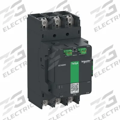 SCHNEIDER Contactor: 3 Poles, 3NO Contacts, 400 A - Non-Reversing IEC Contactors